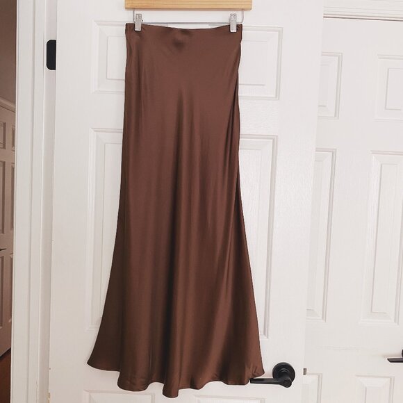 Rue Sophie Rivoli Silk Maxi Skirt